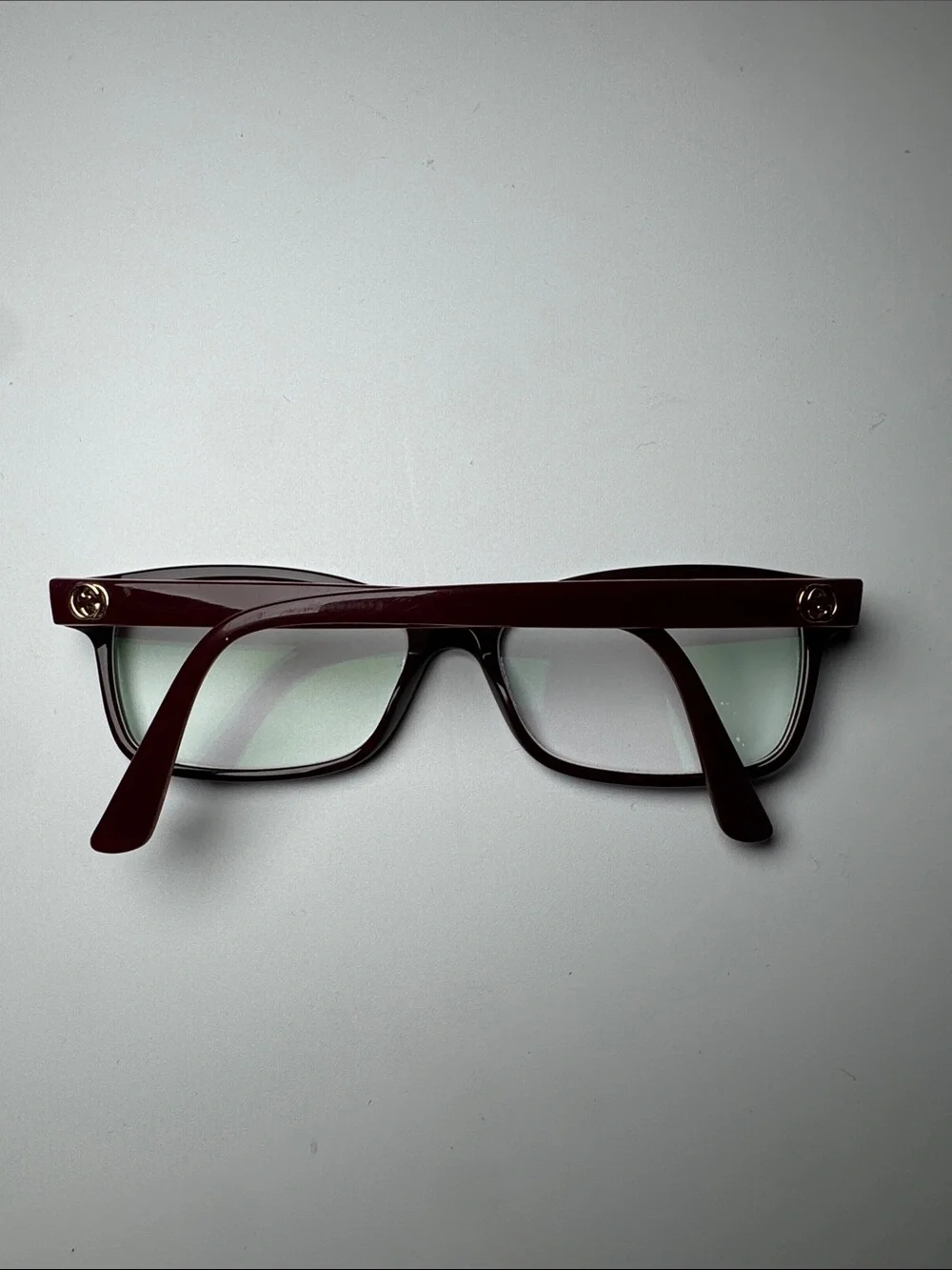 Burgundy Rectangular Reading Glasses